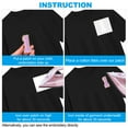 thumbnail image 4 of Parche de letra Uxcell Chenille, 10 piezas, parche de letra planchado, letra R, 4 of 5