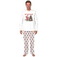 thumbnail image 3 of Out Here Ballin Santa Soccer Matching Family Christmas Pajamas With Dog, White Holiday PJs, Plus Sizes, With Pockets, 3 of 7
