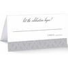 Elegant Script Deluxe Place Card