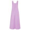 thumbnail image 5 of Girl Jumpsuit Wide Leg Jumpsuit Casual Sleeveless Loose Rompers with Pockets 9-10 Years Girls Clothes, 5 of 5