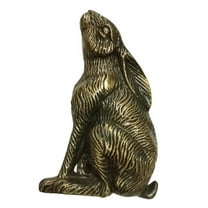 Shristy Hardware "Rabbit" Decorative Iron Door Knocker - (Pack of 1 Antique Brass Finish)