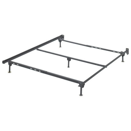 UPC 024052100310 product image for Signature Design by Ashley Adjustable Metal Bolt on Bed Base Frame with Protecti | upcitemdb.com