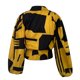 thumbnail image 5 of Mujeres Primavera Casual Impreso Cuello en V Linterna Botones de manga larga Suéter Blusa Camisa Draw Back Tops cortos Fridja  hkj3694, 5 of 5