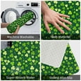 thumbnail image 4 of Bingfone Happy St. Patrick'S Day Door Mat 16"X24" Front Entrance Non-Slip Low Profile Washable For Entryway, 4 of 7
