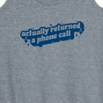 thumbnail image 3 of Instant Message - Actually Returned A Phone Call  - Women's Racerback Tank Top, 3 of 6