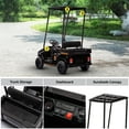 thumbnail image 3 of VOLTZ TOYS 24V Mini Golf Pro Ride-On Golf Cart for Kids, Electric Buggy with Remote Control, 3-Speed, LED Lights, Black, 3 of 6