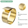 thumbnail image 2 of Uxcell Brass Sheet Roll, 39"x 2"x 0.02"(LxWxT)Metal Foil Plate for Crafts/Electrical Repairs/DIY Project, 2 of 7