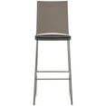 thumbnail image 4 of SAFAVIEH Couture Bryant Square Mid Back Bar Stool, Smoke Grey/Gunmetal, 4 of 13
