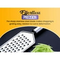 thumbnail image 5 of YBM Home Stainless Steel Shred Grater with Handle Kitchen, Multi-purpose Kitchen Food Grater Slicer for Vegetable, Fruit, Chocolate, Curve Grater, 1179, 5 of 8