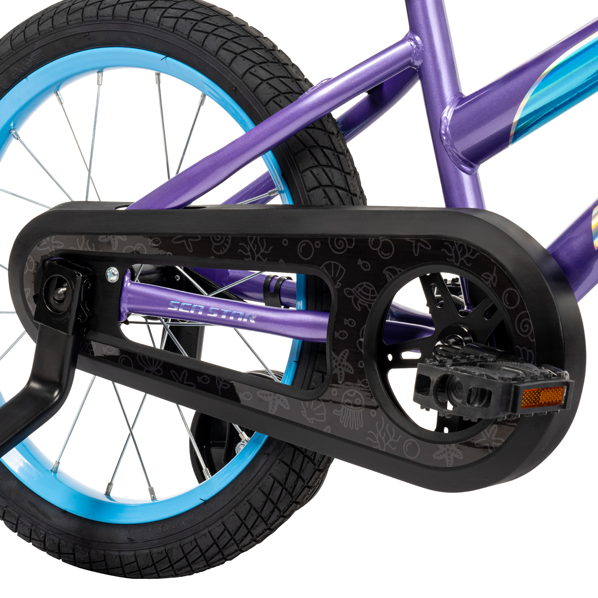 Huffy Sea Star 16" Girls' Bike, Amethyst photo 5