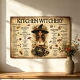 thumbnail image 4 of Outdor Putuo 1pc " Kitchen Witchery" Metal Sign – Witch Wall Art For Kitchen Coffee Bar Home, 4 of 6