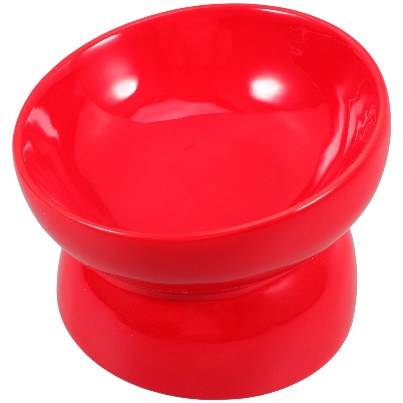 LEORX Cat Bowl Elevated Cat Food Bowl Ceramic Pet Water Dish For Indoor Small Dogs