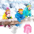 thumbnail image 4 of Clip para hacer bolas de nieve en forma de dinosaurio 3D, deporte divertido para niños, actividades al aire libre, 4 of 7