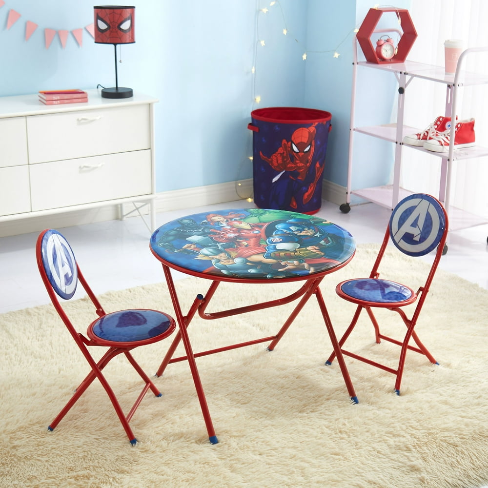 Avengers 3 pc Round Table And Chair Set