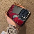 thumbnail image 3 of Funda de media cara Spider-Man para teléfono Apple 15promax iphone14pro advanced 13 frosted 11 Carcasa para teléfono móvil, 3 of 5