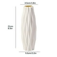 thumbnail image 3 of Well-designed Boho Vase, Assorted Size White Plastic Vase Shatterproof Flower Vase for Centerpieces Unbreakable Vase for Flower, Ceramic Look Plastic Flower Vase for Wedding Table Home Living Room, A, 3 of 7