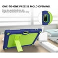 thumbnail image 5 of FIEWESEY Case for Sky PAD 10 Max 10.1" Tablet Case,Heavy-Duty Shockproof Hybrid Kids Protective Case with Screen Protector for Sky PAD 10 Max Tablet 10.1 inch Tablet (Navy Blue/Green/ 2 PCS), 5 of 6