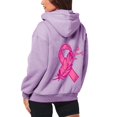 thumbnail image 6 of Lumtrix Breast Cancer Awareness Hoodies Zip Up For Women Track Jackets Long Sleeve Pink Ribbon Awareness Hoodies Jacket With Pockets Light Purple S, 6 of 6