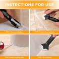 thumbnail image 5 of Multi-Functional Metal Glass Glue Scraper Knife Set Ideal For DIY And Repair, 5 of 10