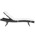 thumbnail image 4 of Modway de 2 Chaise Longue de Patio Extérieure en Osier, Blanc, 4 of 4