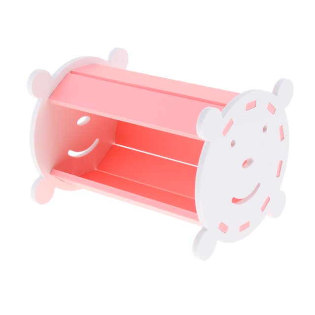 Mascota Pequeño Animal Hideout Hamster House Deluxe Hut Jugar Tunnel Toys Rosado Sunnimix Hamster Hideout Hut