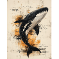 thumbnail image 1 of Qisvanset 12x16 Inch Jonah And Whale Canvas Wall Art, Biblical Sketch Art Boho Religious Gift Home Decor, 1 of 8