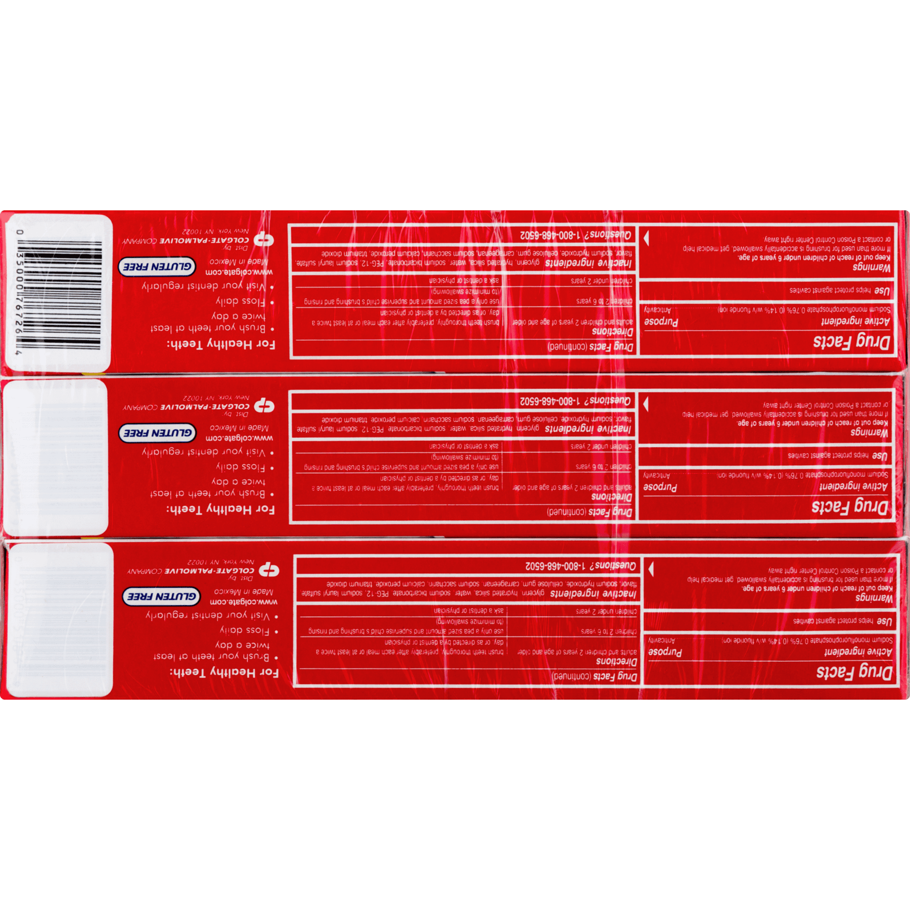 Colgate Baking Soda and Peroxide Whitening Toothpaste - 8 oz, 3 Count - Walmart.com