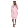 thumbnail image 3 of PENGXIANG Robe Chandail Oversize pour Femmes Imprimé Chat Manches Courtes Été Poche Mini Robe de Plage pour Femmes 2022, 3 of 5