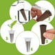 thumbnail image 4 of 50 piezas de cestas para macetas hidropónicas, juegos de cestas para plantas hidropónicas, lavabo de repuesto, cesta de cultivo de plástico sin suelo para cultivo de plantas hidropónicas (blanco), 4 of 5