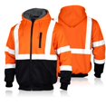 thumbnail image 5 of Radyan Chandail à Capuchon en Molleton Réfléchissant à Fermeture Éclair Intégrale 2 Tons - Lot de 4, 100 % Polyester, Taille : Adulte, 5 of 5
