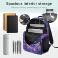 thumbnail image 5 of Pzuqiu Purple Rose Dragon School Backpack for Girls 4 pcs Students Schoolbags Preschool Back Packs with Lunch Box Pencil Case Water Bottle Holder for Boys Girls Back to School, 5 of 7
