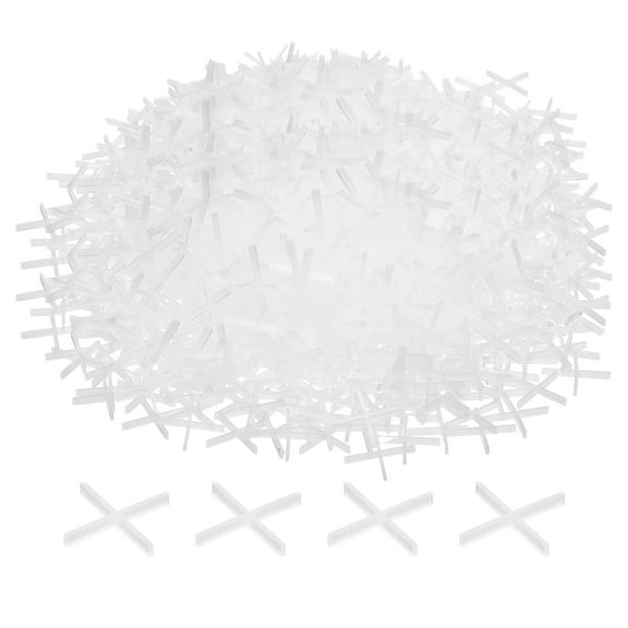 Uxcell 1000pcs Tile Spacers 1mm Hard Plastic Cross Tiles Leveler Spacer Installation Ceramic Spacing Clips