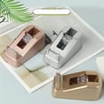 thumbnail image 5 of LEEYNEER1Pcs Small Desk Tape Dispenser with Weighted Non-Skid Base Suitable for 1 Inch Core Tape (Silver), 5 of 5