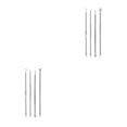 thumbnail image 3 of Justharion 4 Pcs/Set Stainless Steel Acne Blackhead Remover Needles Pimple Spot Comedone Extractor Cleanser Face Clean Tools Silver 2Set, 3 of 6