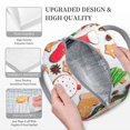 thumbnail image 3 of Disketp Christmas Gingerbread Cookies Bolsa Térmica para Almuerzo, Lonchera con Abertura Amplia y Gran Capacidad, Organizador Reutilizable para Mujeres, Hombres y Adultos, 3 of 6