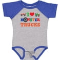 thumbnail image 3 of Inktastic I Love Trucks Boys or Girls Baby Bodysuit, 3 of 5
