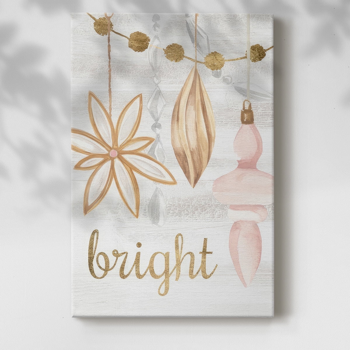 Elegant Ornaments Collection B- Gallery Wrapped Canvas