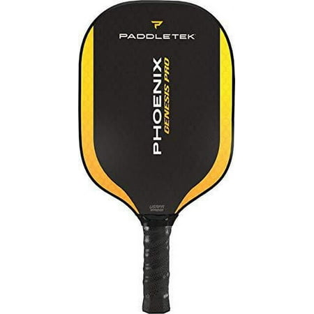 UPC: 0850008702693 | Paddletek Phoenix Genesis Pro Pickleball Paddle -Standard Grip -Yellow