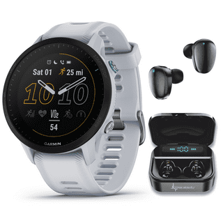 Garmin Forerunner 745 (Black) GPS Running & Triathlon Smartwatch Power  Bundle  +PlayBetter Portable Charger & PlayBetter HD Screen Protector Film  (4-Pack) 