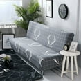 thumbnail image 2 of CHOK 2024 Futon Slipcover Armless Sofa Cover Stretch Sofa Bed Slipcover Protector Elastic, 2 of 2