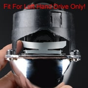 Astra Depot 2.5 Bi-Xenon HID Projector Retrofit Headlight Glass Lens Angel Eyes H1 H4 DIY Kit with Black Shrouds (1 Pair)
