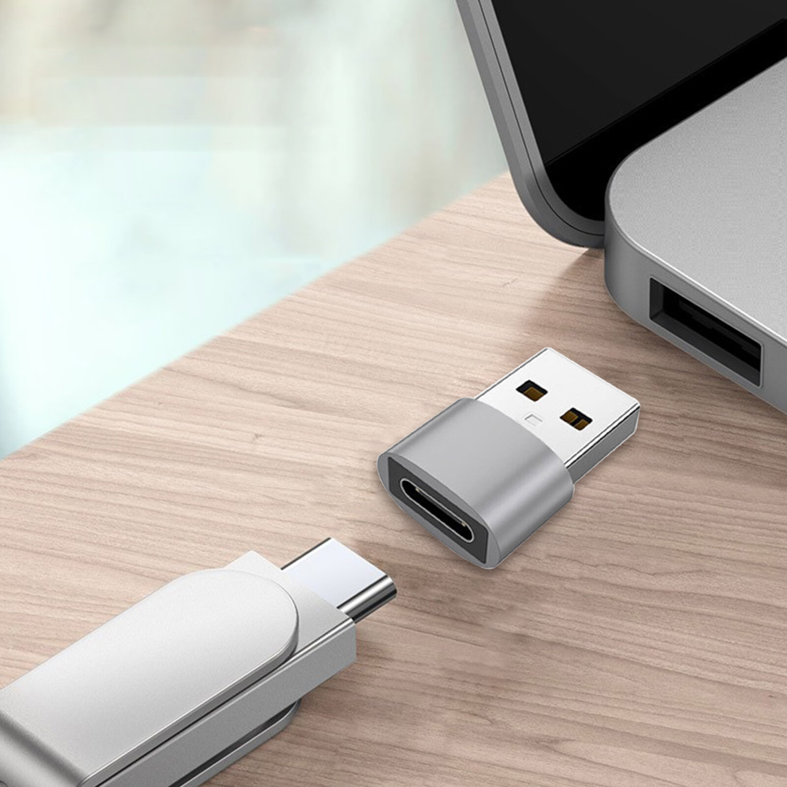 4 Piece Usb C Female To Usb Male Adapter For Most Devices Usb A Female