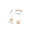 thumbnail image 3 of CaiTeLin Portable Neck Fans, Hands Free USB Rechargeable Wearable Cool Fan With 3 Speeds, Flexible Hose Bladeless Personal Air Circulator For Outdoor Walking Travel Indoors, 3 of 6