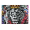 thumbnail image 5 of WYYP Lion Crown Graffiti Wooden Puzzle Challenging Difficult Wood Puzzles for Adults 300 PCS, 5 of 6