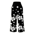 thumbnail image 5 of Honeeladyy Work Pants for Women,Women's Comfortable Printed High Waist Leisure Pants Sweatpants Yoga Pants, 5 of 5