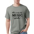 thumbnail image 1 of CafePress - When Words Fail Music Speaks Men's Comfort Colors® - Mens Comfort Colors® Shirt, 1 of 1