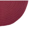 thumbnail image 2 of Better Trends Alpine Braid Collection is Durable & Stain Resistant Reversible Indoor Area Utility Rug 100% Polypropylene in Vibrant Colors, 20 in x 30 in, Burgundy Solid, 2 of 3