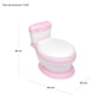 thumbnail image 4 of Bacinica Bañito Entrenador Niños Baño Asiento Acojinado Rosa, 4 of 6