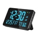 thumbnail image 4 of Reloj digital LED de pared con alarma de alta temperatura para días laborables, reloj de escritorio eléctrico Azul, 4 of 9
