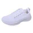thumbnail image 6 of Rokment Orthopedic Walking Running Shoes for Women Breathable Mesh Arch Support Ortho Fitness Workout Jogging Trainning Driving Tennis Sneakers White Size 8.5, 6 of 7